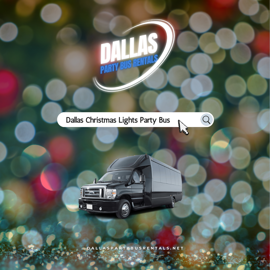 Dallas Christmas Lights Party Bus