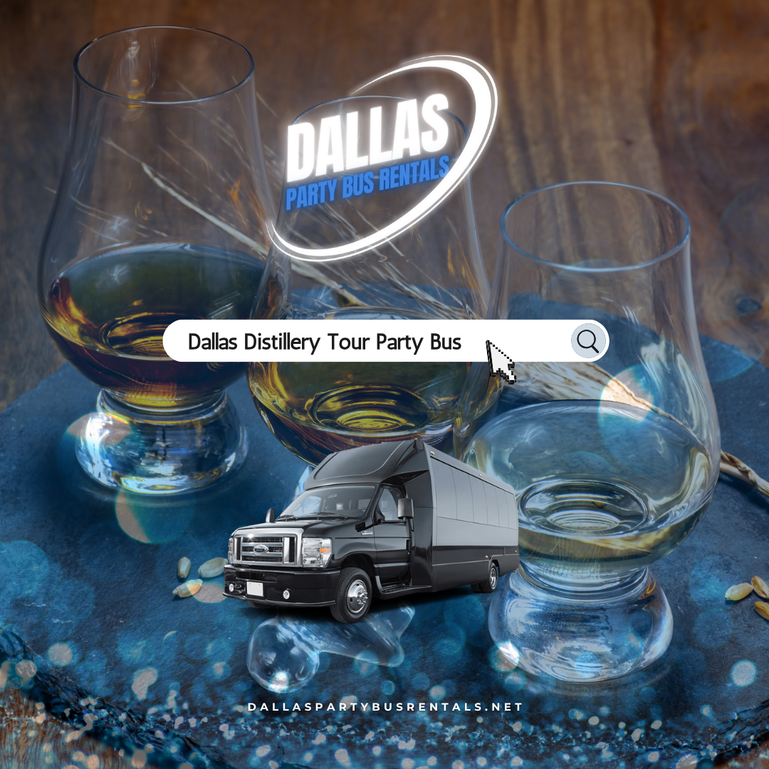 Dallas Distillery Tour Party Bus