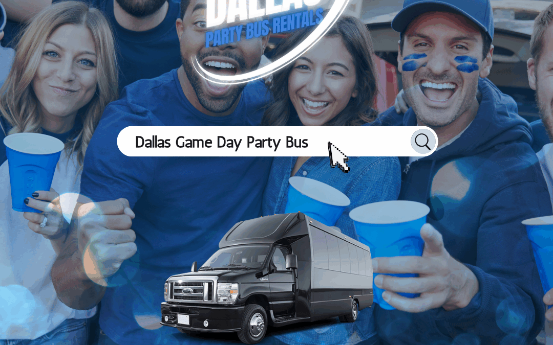 Dallas Game Day Party Bus
